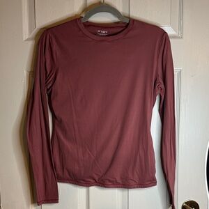 Burgundy Long Sleeve Top